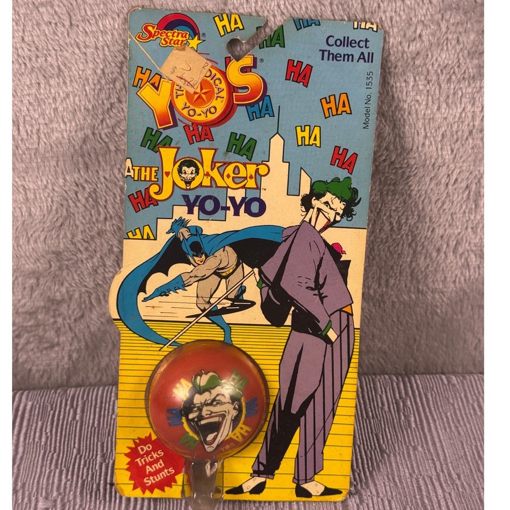 Vintage 1989 Spectra Star The Radical Yos DC Comics The Joker Yo-Yo Model 1535
